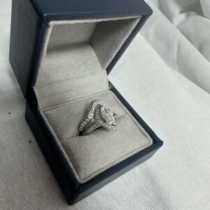 Platinum custom ring set. Only worn a short time!